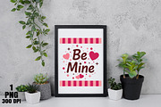 Be Mine Png SVG, Valentine’s Day Cli, an Illustration by Daily.Designs (Thumbnail 5 of 5)