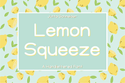 LemonSqueeze, a Sans Serif Font by Jutta Schneider (Thumbnail 1 of 7)