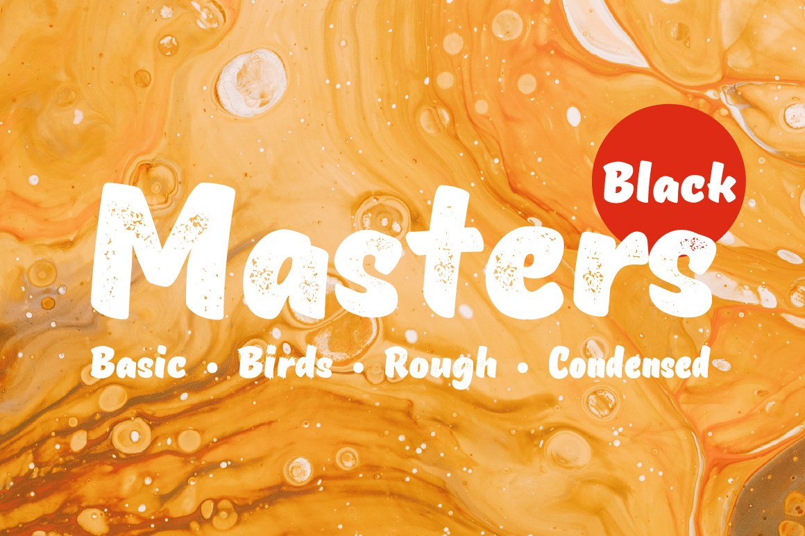 Masters Black Package, a Sans Serif Font by Piñata