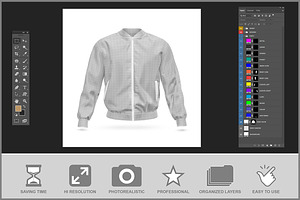 Jacket Mockup PSD
