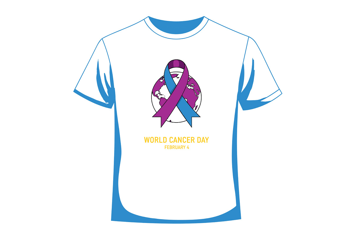 Cancer Awareness T Shirt Design Set, a Healthcare Illustration by balal (Photo 10 of 30)