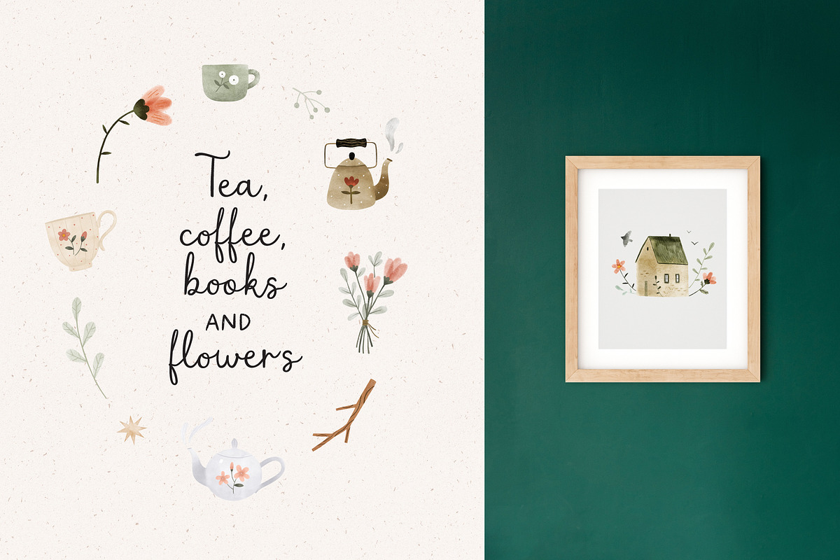 Forest house | Font duo, a Script Font by AngelinaKovel (Photo 11 of 14)