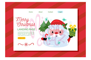 Christmas Landing Page, a Landing Page Template by MISS CHATZ