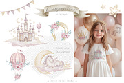 Princess and Unicorns watercolor, a Decorative Illustration by Alisles (Thumbnail 3 of 12)