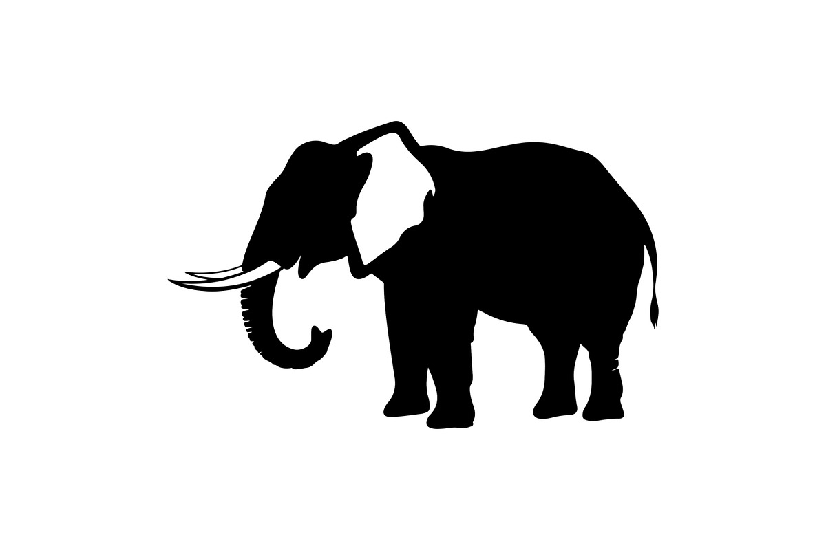 Elephant Vector Elements Bundle, an Animal Illustration by balal (Photo 2 of 10)