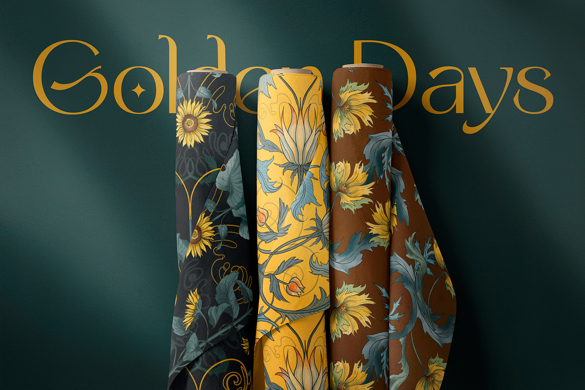 Sunflower Yellow. Pattern Collection, a Pattern Graphic by Colden Blue (Photo 10 of 14)