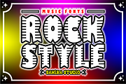Guitar Hero - Music Display Font, a Sans Serif Font by Sahira Studio (Thumbnail 2 of 4)
