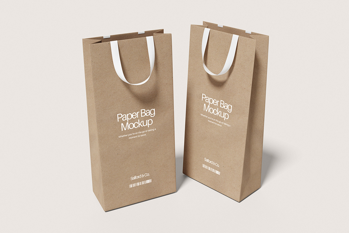 Paper Bag Mockup, an Advertising Mockup by swsi-studio (Photo 4 of 5)