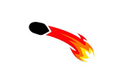 Fire Meteor Comet Silhouette Bundle, an Illustration by Designs_River (Thumbnail 49 of 51)