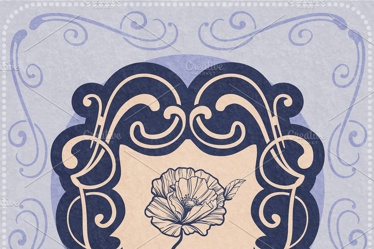 Art Nouveau Collection, a Decorative Illustration by TatianaCociorva (Photo 5 of 6)