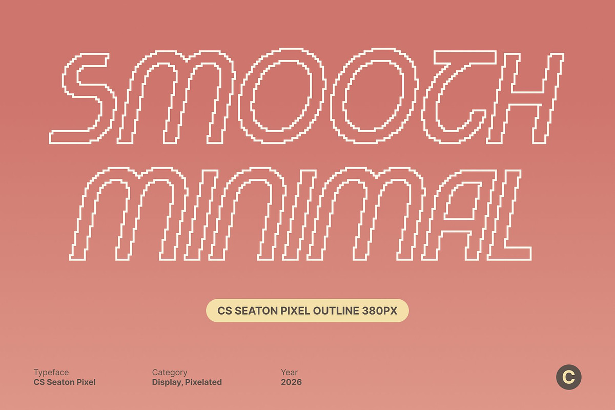 CS Seaton Pixel, a Sans Serif Font by Craft Supply Co. (Photo 5 of 8)