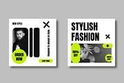 Creative Fashion Social Media Post, a Social Media Template by MightyDesign (Thumbnail 4 of 8)