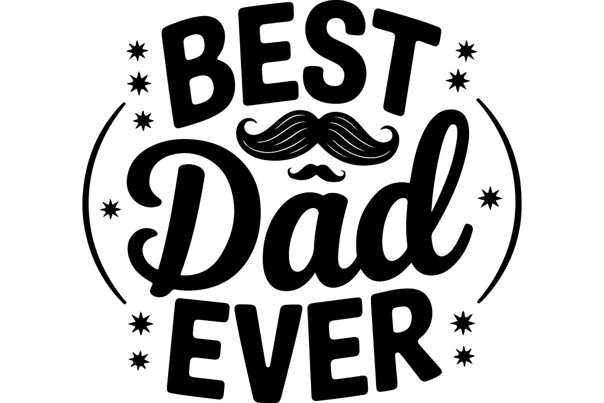Best Dad Ever T-Shirt Bundle, an Object Graphic by jahid234 (Photo 5 of 13)