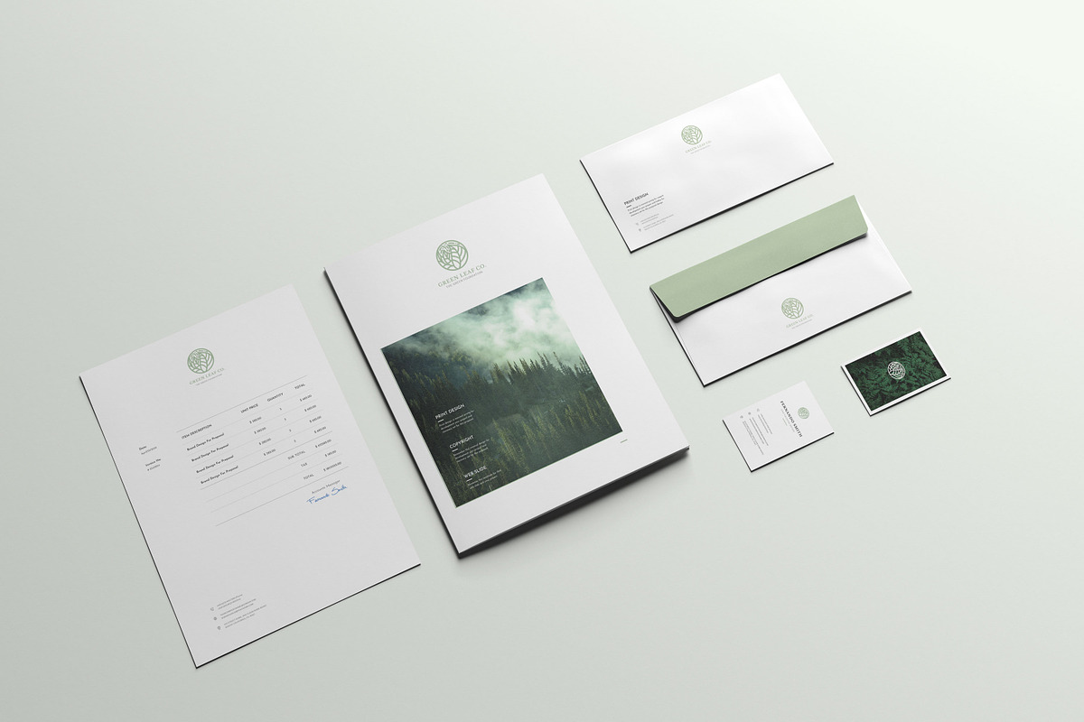 Stationery Set, a Stationery Template by UX-group (Photo 2 of 7)