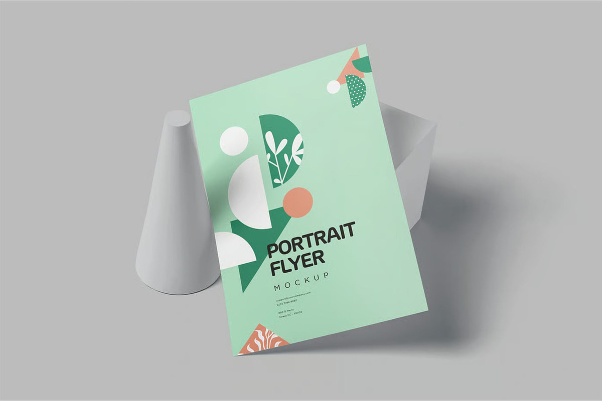 A4-A5-A6 Portrait Flyer Mockup, an Advertising Mockup by megostudi0 (Photo 6 of 7)