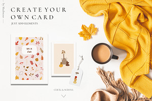 AUTUMN Cozy Fall Season Graphic Set