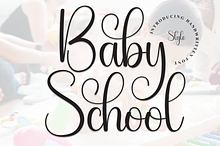 Baby School | Script Font