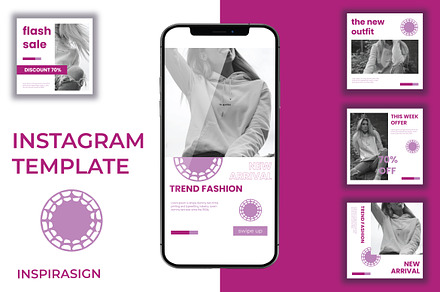 Outwear Social Media Feed & Story, a Social Media Template by inspirasign