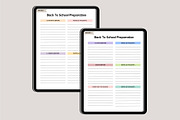 2025 Back To School Digital Planner, a Stationery Template by Designmela01 (Thumbnail 8 of 10)