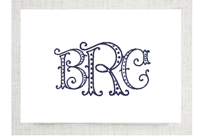 Fancy Embroidery Font