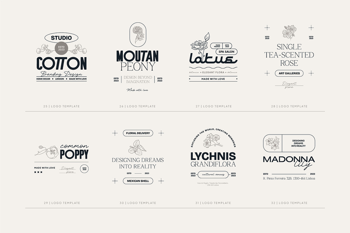 Elegant Floral | Logo Kit, a Branding & Logo Template by KetteCreate (Photo 12 of 23)