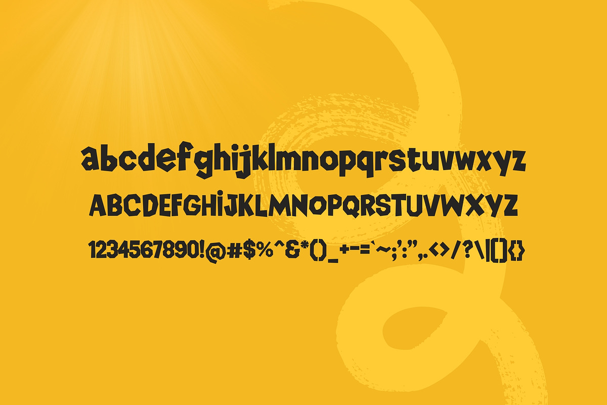 Solnechka – A Playful & Quirky Font, a Sans Serif Font by HipFonts (Photo 4 of 6)