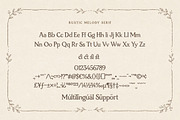 Rustic Melody - Handmade Font Duo, a Script Font by Typebae (Thumbnail 9 of 9)
