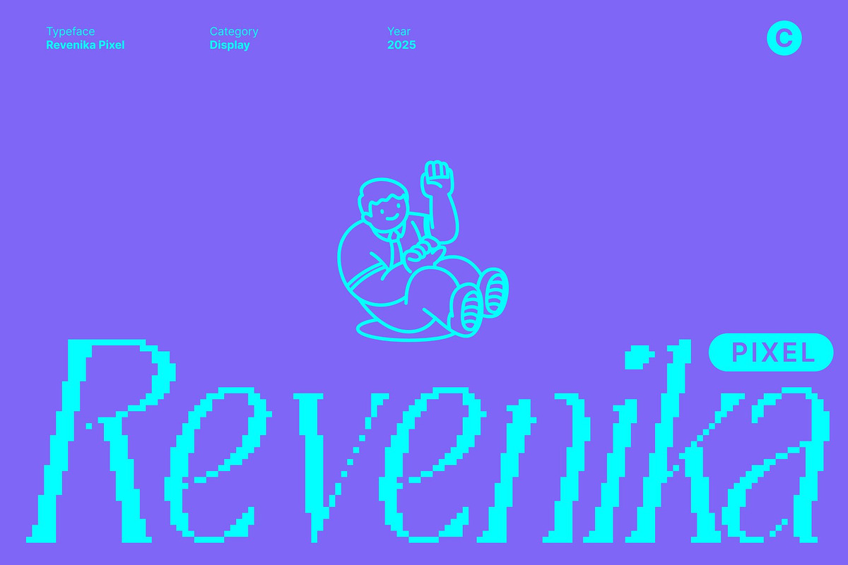 Revenika Pixel, a Sans Serif Font by Craft Supply Co. (Photo 1 of 8)