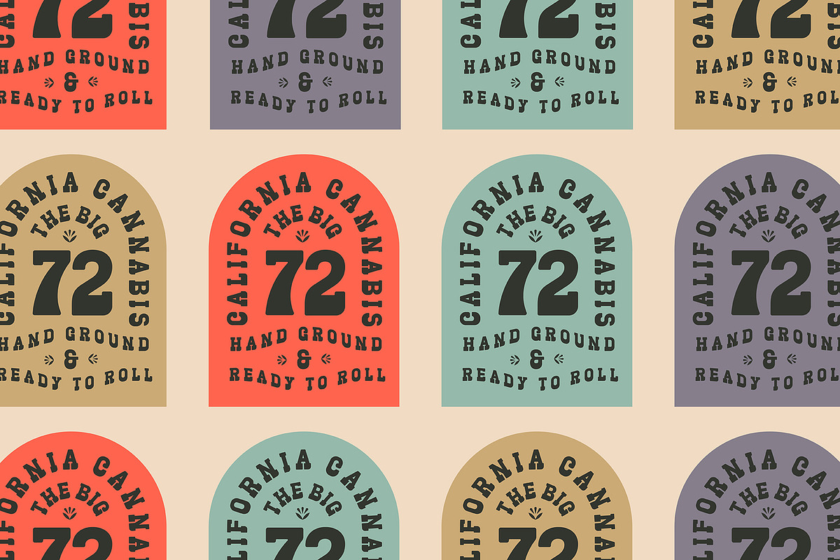 Yermo - A Laid Back Geo-Slab Font preview 5