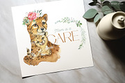 Mommy & Me. Watercolor Animals, an Animal Illustration by OctopusArtis (Thumbnail 6 of 14)