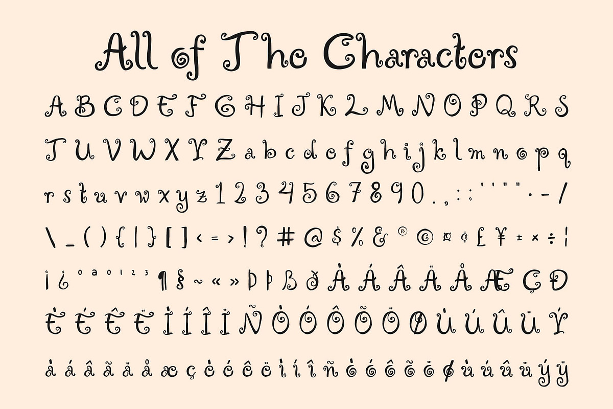 CS Layne – Whimsical Font, a Handwritten Font by Craft Supply Co. (Photo 8 of 8)