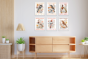50 US State Birds Poster Bundle, a Decorative Illustration by Genius Graph (Thumbnail 4 of 6)