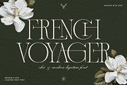 French Voyager - Chic Ligature Serif, a Serif Font by SilverStag Type Foundry (Thumbnail 17 of 23)