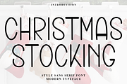 Christmas Stocking, a Sans Serif Font by FreshTypeINK (Thumbnail 1 of 7)