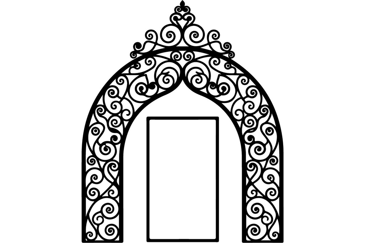 Islamic Arch Ornament Set, an Object Graphic by Designer_Momina (Photo 6 of 18)