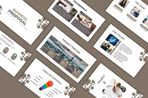 Business Proposal Power Point Canva