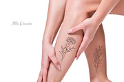 Fine Line Birth flowers Collection, an Illustration by CaraulanStore (Thumbnail 5 of 8)