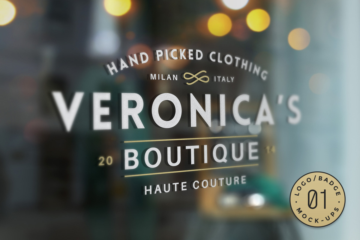 10 Logo/Badge Mock-Ups Vol.1, a Product Mockup by GraphicBurger (Photo 1 of 5)