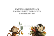 40 Baby Safari Clipart, an Animal Illustration by Pati Charm Studio (Thumbnail 5 of 9)