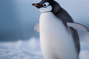 Close-Up of Penguins in Antarctica, an Animal Photo by Virgo Studio