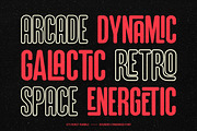GTS Rocket Rumble | Retro Condensed, a Sans Serif Font by Graptail (Thumbnail 11 of 23)