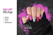 Finger Nail Mockup, Hand Manicure, a Mockup by HaywireMedia & Mockups (Thumbnail 1 of 4)