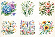 Spring Jasmine Flower Clipart, an Illustration by DreamCafeArt (Thumbnail 3 of 5)