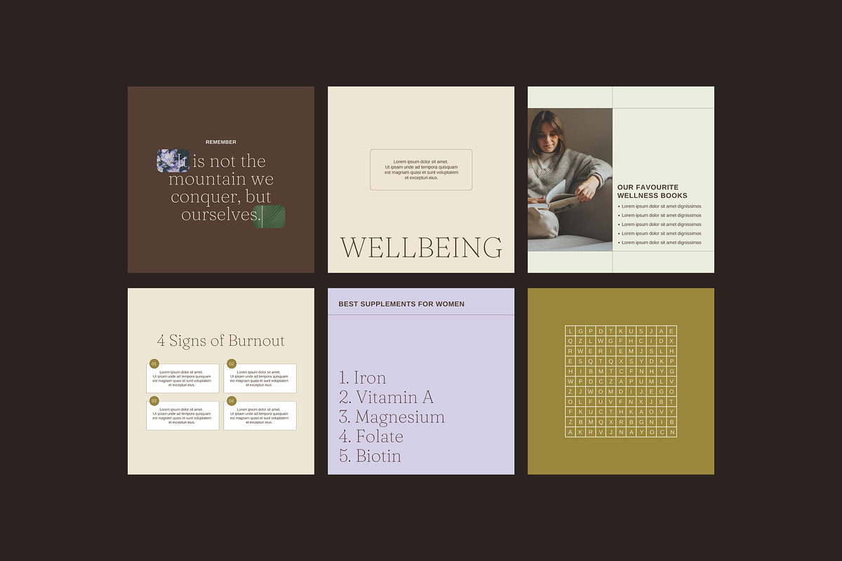27 Juniper Instagram Tile Templates preview 2