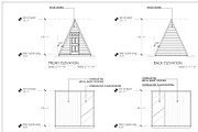 Micro A-Frame Cabin Plans, a Graphic by elevatedspaces (Thumbnail 5 of 12)