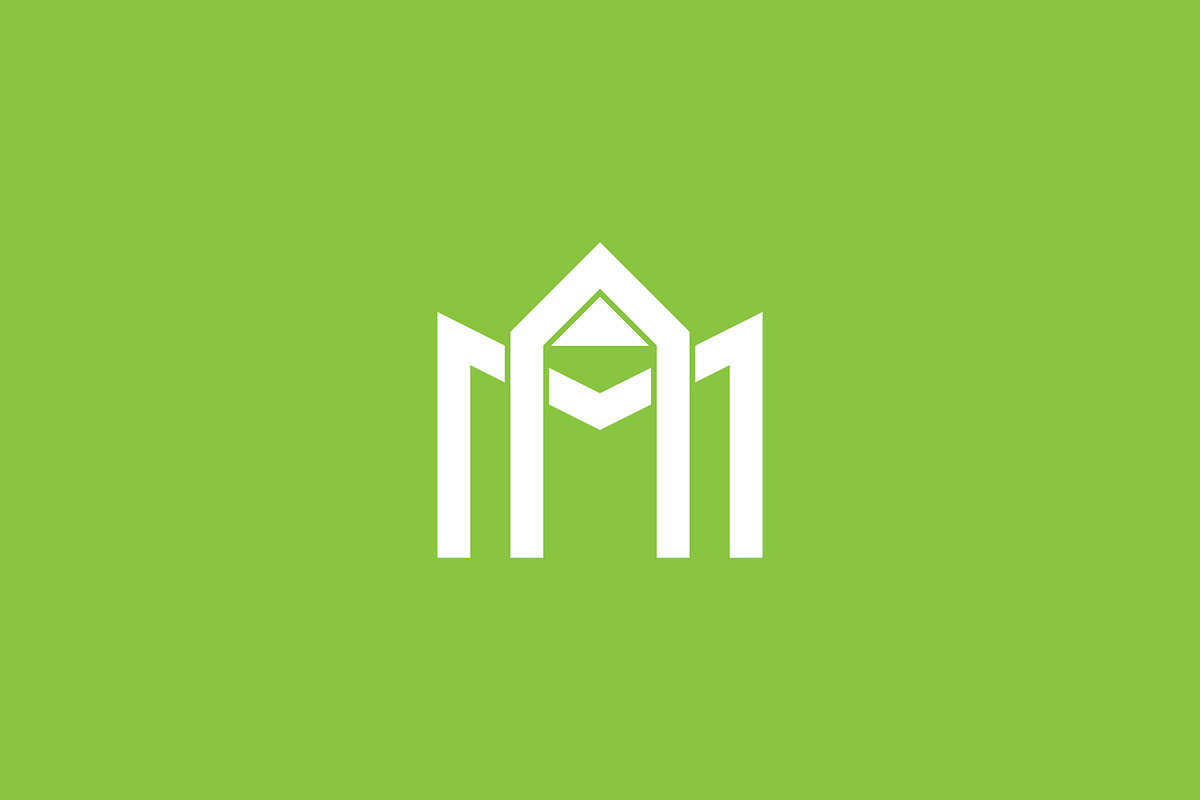 Letter MH Home Logo, a Branding & Logo Template by Abir Hossain Waffi (Photo 2 of 4)
