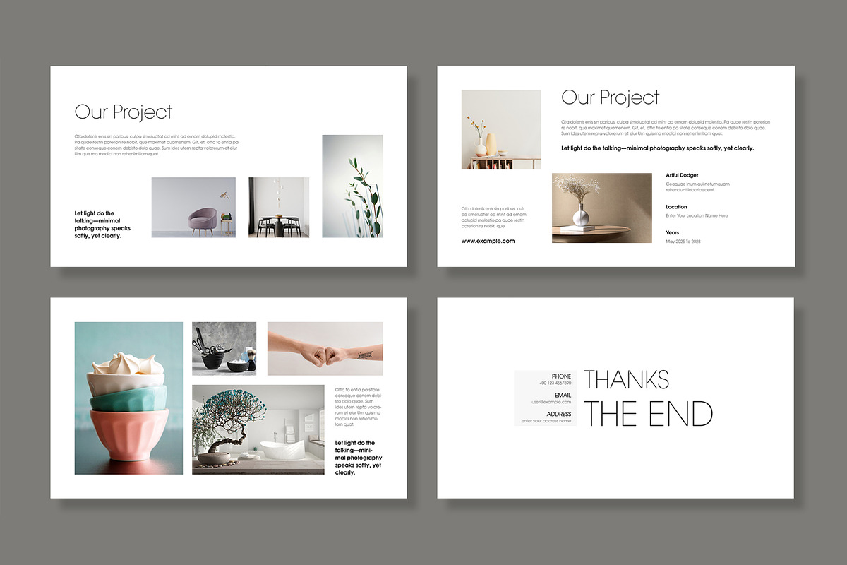 Photography Portfolio Presentation, a Presentation Template by MightyDesign (Photo 5 of 8)