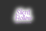 Silent Hollow - A Display Font, a Handwritten Font by Beck McCormick (Thumbnail 1 of 10)