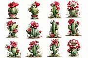 Whimsical cactus clipart, an Illustration by Designworld (Thumbnail 4 of 8)