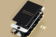 Exploding iPhone 6S PSD Template, a Presentation Template by Jérémy Paul (Thumbnail 1 of 5)